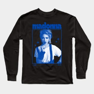 Madonna Original 80s Vintage Style Design Long Sleeve T-Shirt